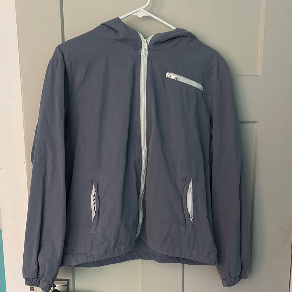Brandy Melville Gray Hooded Jacket